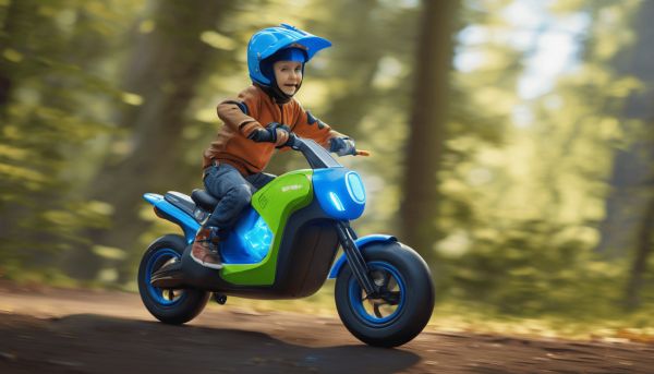 Une moto électrique pour enfants adaptée aux jeunes aventuriers